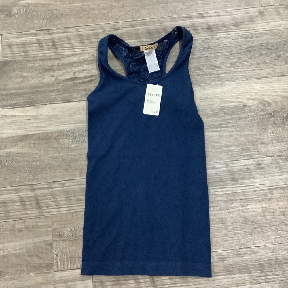 Women's Navy Blue Tank Top